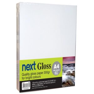 Next Gloss A4 300γρ. 100φ. premium gloss paper  τμχ.