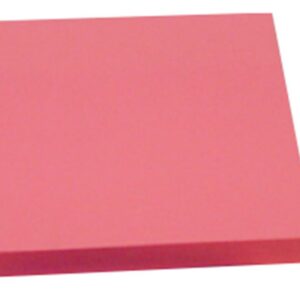 Αυτοκόλλητα χαρτάκια ροζ φωσφ. 7,6x7,6εκ., 100φ. 12 τμχ.