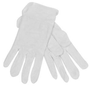 Γάντια λευκά κοντά  τμχ.
