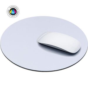 Mousepad στρογγυλο λευκό Ø22εκ.  τμχ.