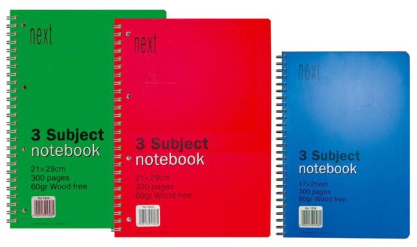 Next notebook τετρ. σπιράλ 21x29εκ. 4θεμ. 280σελ. 6 τμχ.