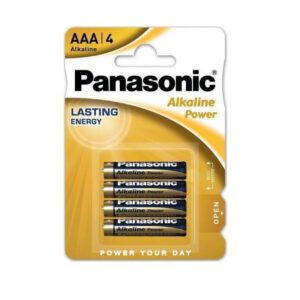 Panasonic αλκαλικές μπαταρίες ΑΑΑ 4 μίνι μινιόν 12 τμχ.