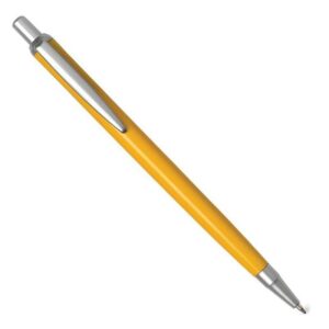 Στυλό πλαστικό κίτρινο 10 τμχ.