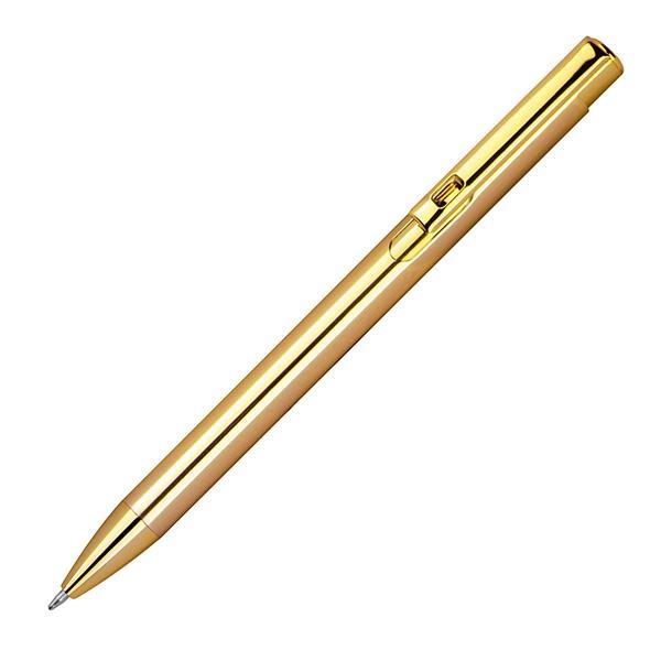 Στυλό πολυτελείας από αλουμίνιο, χρυσό με κλιπ Υ14,2xØ1εκ.  τμχ.
