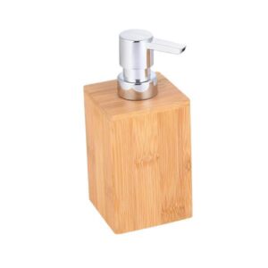 Dispenser για υγρό σαπούνι από bamboo 7x7x16,2εκ.  τμχ.