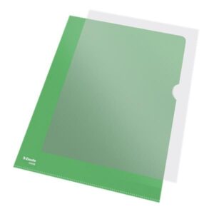 Esselte ζελατίνες τύπου "Γ" Α4 διάφανες πράσινες 25 τμχ.