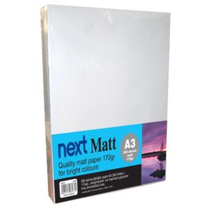 Next Matt A3 170γρ. 250φ. premium matt paper  τμχ.