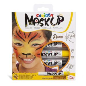 Carioca Mask Up προσώπου Animals σετ 3 χρωμάτων 6 τμχ.