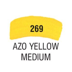 Talens van gogh ακρυλικό χρώμα 269 azo yellow medium 40ml 3 τμχ.