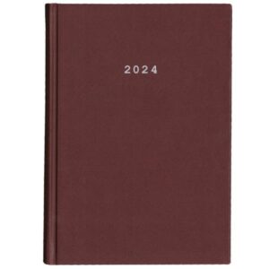 Next ημερολόγιο 2024 classic ημερήσιο δετό μπορντώ 14x21εκ.  τμχ.
