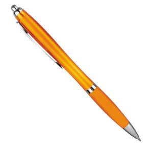 Στυλό πλαστικό ημιδιάφανο πορτοκαλί  τμχ.