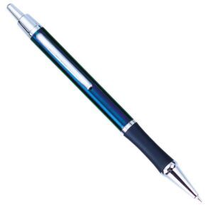 Στυλό με κουμπί μεταλλικό μπλε "Manhattan" 2 τμχ.