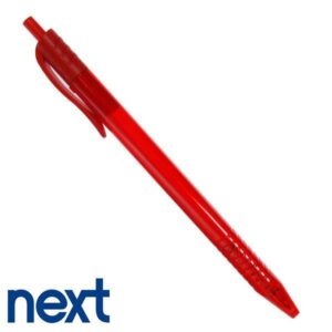 Στυλό διαρκείας με κλιπ κόκκινο 1,0mm 50 τμχ.