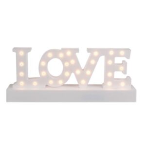 Φωτιστικό-πινακίδα «Love» με 27 led Y13,1x31,2x6,5εκ.  τμχ.