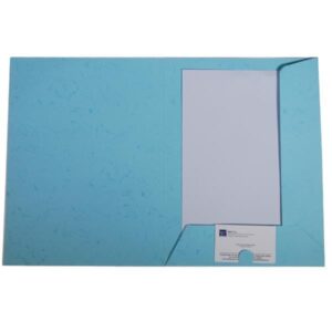 Νext φάκελος παρουσίασης (folder) leather skin μπλε Υ32x24εκ. 10 τμχ.