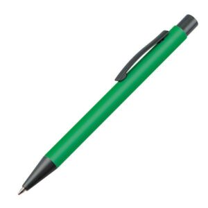 Στυλό πλαστικό πράσινο με μεταλλικό κλιπ Υ14xØ1εκ.  τμχ.