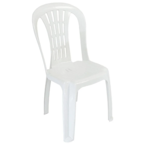 Καρέκλα catering βαρέους τύπου TIF σε χρώμα λευκό-γκρι 43x40x87 (1 τεμάχια)