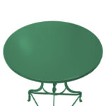 Τραπέζι Noah pakoworld μεταλλικό πράσινο Φ58x72εκ (1 τεμάχια)