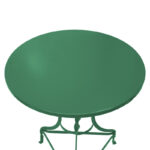 Τραπέζι Noah pakoworld μεταλλικό πράσινο Φ70x72εκ (1 τεμάχια)