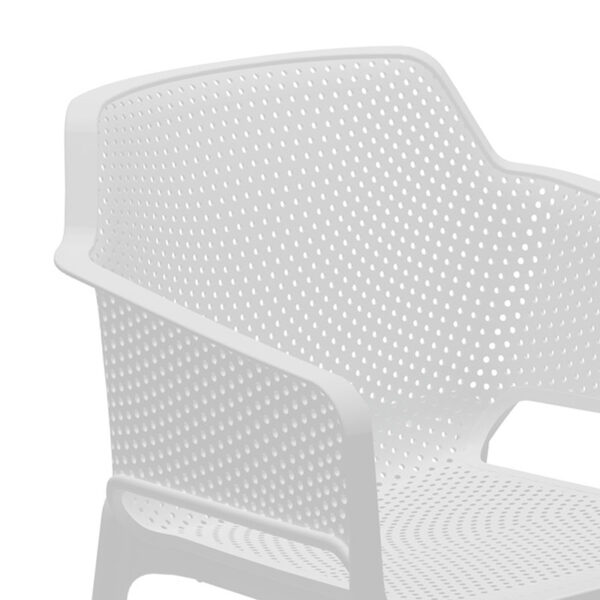 Πολυθρόνα Integral pakoworld PP λευκό (1 τεμάχια)