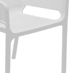 Πολυθρόνα Integral pakoworld PP λευκό (1 τεμάχια)