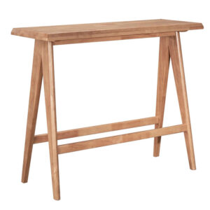 Τραπέζι Bar Winslow pakoworld ξύλο rubberwood ανοικτό καρυδί 120x45x100εκ (1 τεμάχια)