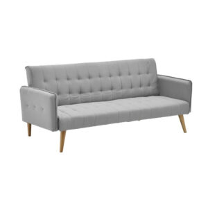 Καναπές-κρεβάτι Onero Inart γκρι ύφασμα 187x85x80εκ (1 τεμάχια)