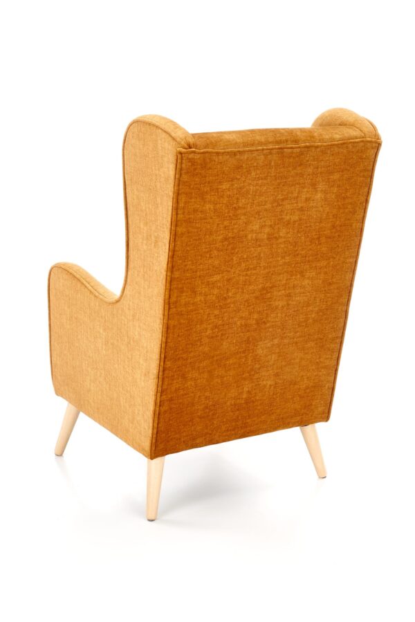 CHESTER leisure chair, color: honey (fabric 9. Amber) DIOMMI V-PL-CHESTER_2-FOT-MIODOWY