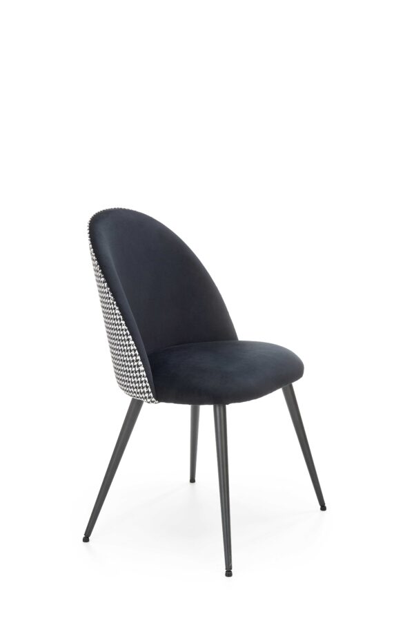 K478 chair, color: black - white DIOMMI V-CH-K/478-KR