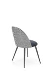K478 chair, color: black - white DIOMMI V-CH-K/478-KR
