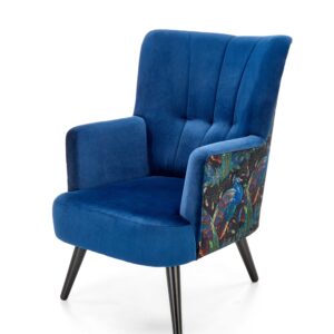 PAGONI chair color: dark blue / black DIOMMI V-PL-PAGONI-FOT-GRANATOWY