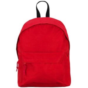 Τσάντα πλάτης με μπροστινή τσέπη κόκκινη Υ38x28x12 εκ  τμχ.