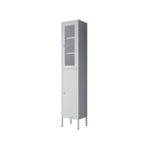 Nextdeco ντουλάπι ,Υ180x35x30εκ., λευκό μεταλλικό με 2 πόρτες  τμχ.