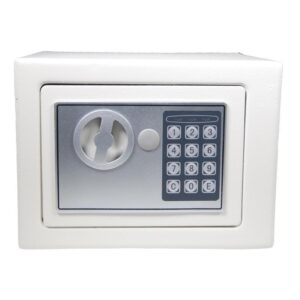 Χρηματοκιβώτιο με συνδυασμό - κλειδί λευκό Υ20x24x18εκ  τμχ.