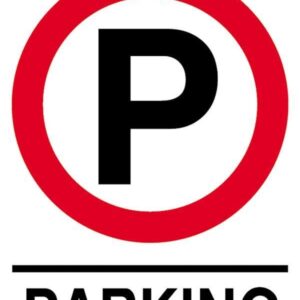 Next επιγραφή pp "Parking" 15x20εκ. 6 τμχ.