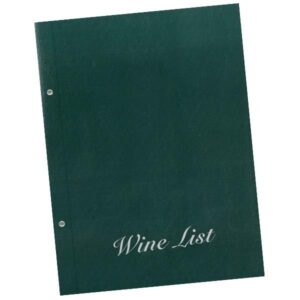 Next wine list basic 23,5x32εκ. πράσινο  τμχ.