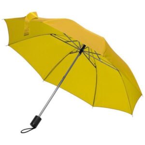 Ομπρέλα χειροκίνητη πτυσσόμενη κίτρινη Ø85εκ.  τμχ.