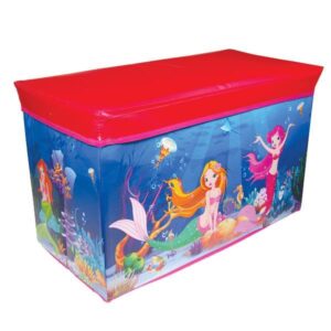 Σκαμπώ-κουτί αποθήκευσης υφασμάτινο "mermaid" Υ35x60x30εκ.  τμχ.