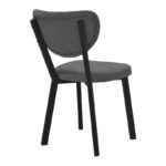Καρέκλα Joley pakoworld ανθρακί βελούδο-πόδι μαύρο μέταλλο 45x39x86.5εκ (0 τεμάχια)