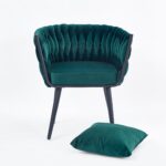 AVATAR 2 leisure armchair dark green/ black DIOMMI V-CH-AVATAR_2-FOT-C.ZIELONY