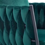 AVATAR 2 leisure armchair dark green/ black DIOMMI V-CH-AVATAR_2-FOT-C.ZIELONY