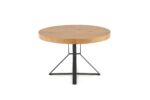 MERCY extension table, color: top - golden oak, legs - black DIOMMI V-CH-MERCY-ST