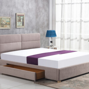 MERDIA bed, color: beige DIOMMI V-CH-MERIDA-LOZ-BEŻOWY