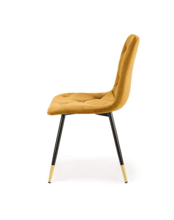 K438 chair color: mustard DIOMMI V-CH-K/438-KR-MUSZTARDOWY