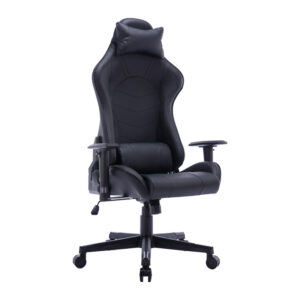 Καρέκλα γραφείου gaming Mazol pakoworld pu μαύρο 66x56x135εκ (1 τεμάχια)