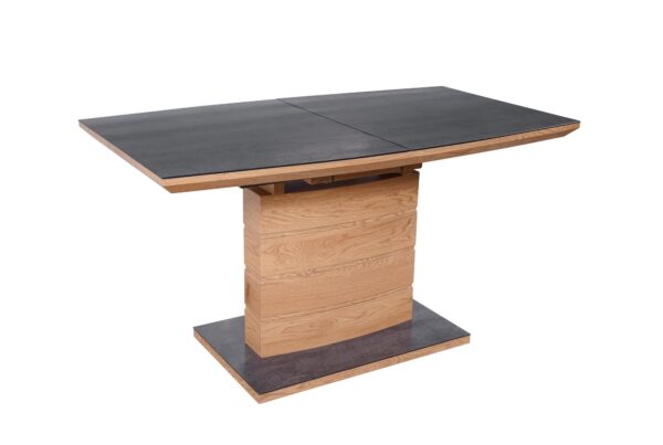 CONCORD extension table, color: top - dark grey, leg - golden oak DIOMMI V-CH-CONCORD-ST