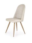 K214 chair, color: dark cream / honey oak DIOMMI V-CH-K/214-KR-C.KREMOWY/D.MIODOWY