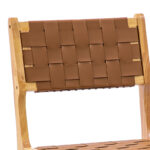 Καρέκλα Ridley pakoworld ξύλο-pu φυσικό (1 τεμάχια)