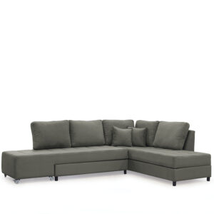 Καναπές Κρεβάτι Γωνιακός ArteLibre MARVE Δεξιά Γωνία Γκρι 290x217x84cm