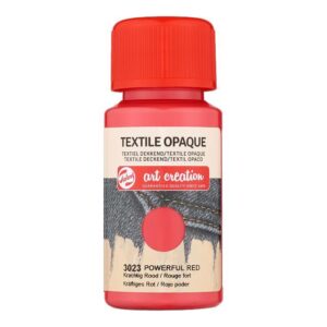 Talens χρώμα textile opaque 3023 powerful red 50ml 4 τμχ.
